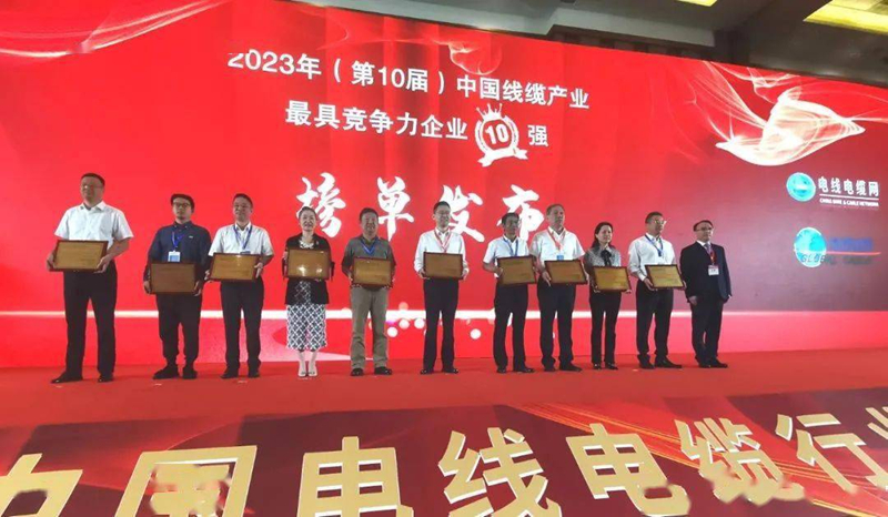 2023年线缆行业最具竞争力企业4 2023年线缆行业最具竞争力企业4